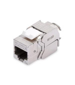Digitus CAT 6A Keystone Jack, shielded,Re-embedded 500 MHz acc. ISO/IEC 11801:2002 AM2:2009/09, tool free connec., set 24 pcs