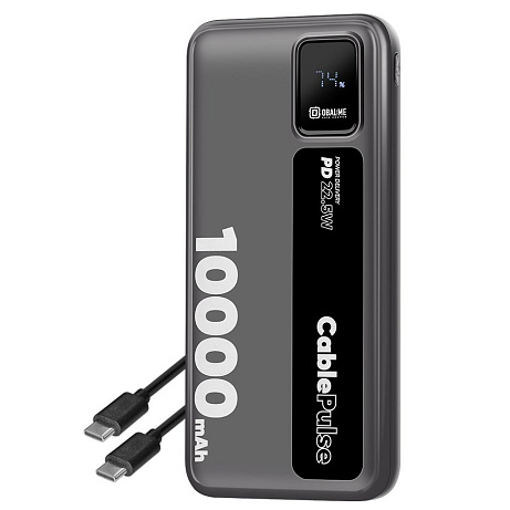 OBAL:ME CablePulse Powerbanka 10000mAh 22,5W Black