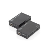 DIGITUS Sada 4K HDMI Extender, HDBaseT, UHD 4K * 2K @ 30 Hz, 70 m po síťovém kabelu (Cat 5E, 6, 7)
