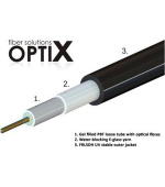 OPTIX Kabel gelový UNIV 09/125um, 8vl., FRLSOH,CLT se základní ochranou proti hlodavcům