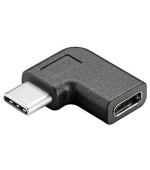 PremiumCord Adaptér USB 3.1 konektor C/male - C/female zahnutý 90°