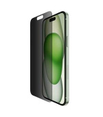 Belkin SCREENFORCE™ TemperedGlass Privacy Anti-Microbial ochranné privátní sklo pro iPhone 15 Plus / 14 Pro Max