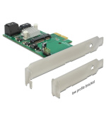 Delock PCI Express Karta > Hybrid 3 x interní SATA 6 Gb/s + 1 x interní mSATA
