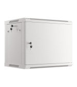 LANBERG RACKOVÁ SKŘÍŇ 19" PRO MONTÁŽ NA STĚNU 9U/600X450 PRO VLASTNÍ MONTÁŽ S KOVOVÝMI DVEŘMI ŠEDÁ  (PLOCHÉ BALENÍ)