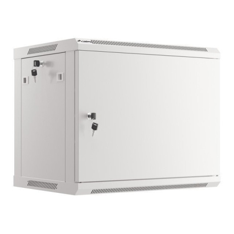 LANBERG RACKOVÁ SKŘÍŇ 19" PRO MONTÁŽ NA STĚNU 9U/600X450 PRO VLASTNÍ MONTÁŽ S KOVOVÝMI DVEŘMI ŠEDÁ  (PLOCHÉ BALENÍ)