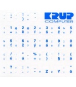 polepka na klávesnici - modrá, česká