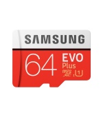 Micro SDXC 64GB Samsung EVO Plus + SD adaptér