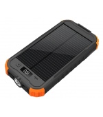 VIKING Solární outdoorová powerbanka Charlie II 12000mAh, Oranžová