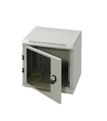 10" rack jednodílný 4U/260 TRITON šedý dveře sklo