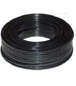 DATACOM Telefonní kabel 6ž. Licna - plochý černý bal.100 m