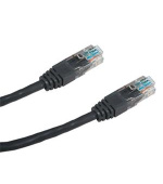 DATACOM Patch cord UTP CAT5E 5m černý