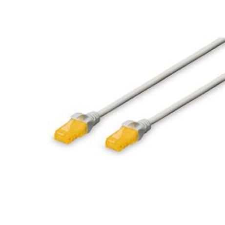 Digitus CAT 6A U-UTP patch cable, Cu, LSZH AWG 26/7, length 0.5 m, color grey