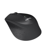 Logitech myš Wireless B330 Silent Plus, optická, bezdrátová, 3 tlačítka, černá, 1000dpi