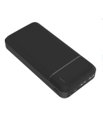 PLATINET POWER BANK 20000mAh Polymer ABS Texture Black