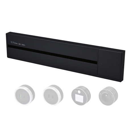 Zásuvková lišta - povrchová Viking LP60B/230V,50Hz/60cm délka/černá/až 7modulů/IP20/hliník/povrchová