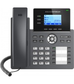 Grandstream GRP2604P SIP telefon, 2,48" LCD podsv. displej, 6 SIP účty,10BLF tl., 2x1Gbit porty, PoE