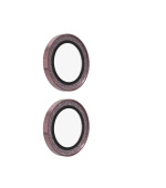 ZAGG Ochranná čočka Premium pro Apple iPhone 17/16/16+ - růžová třpytka