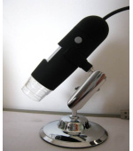 PremiumCord USB digitální mikroskop VGA 1280x1024, zvětšení: 30-200x