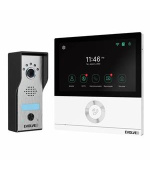 EVOLVEO DoorPhone AHD7, Sada domácího WiFi videotelefonu s ovládáním brány nebo dveří bílý monitor