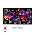 MSI Gaming monitor MPG 321URXW QD-OLED, 31,5" QD-OLED/4K 3840x2160/240Hz/0,03ms/DP/2xHDMI/USB-A,B,C/Výšk. nast./Pivot/bílá
