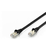 Ednet Patch kabel, CAT6, RJ45 samec/samec, 3,0 m, S-FTP, AWG 27/7, LSZH, černý