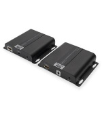 DIGITUS Sada 4K HDMI Extender přes IP / CAT 5, 6 (120 m), kompletní napájení PoE, UHD 4K/30 Hz