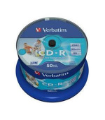 VERBATIM CD-R AZO 700MB, 52x, printable, spindle 50 ks