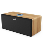 Genius SP-HF505BT, Reproduktor, 20W, Bluetooth 5.3, AUX vstup, sluchátkový výstup, ovládání hlasitosti, světlé dřevo