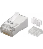 PremiumCord Konektor RJ 45 stíněný, CAT6A, AWG 24-26