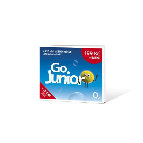 O2 Předplacená karta Go Junior