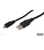 PremiumCord Kabel micro USB, A-B 1m