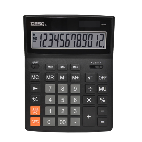 Kalkulačka DESQ XXL, černá