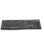 Logitech klávesnice Wireless Keyboard K270, CZ/SK, Unifying přijímač, černá
