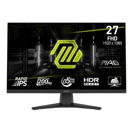 MSI MAG/272F/27"/IPS/FHD/200Hz/0,5ms/Černá/3R