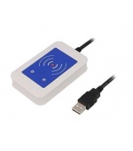 Xerox ELATEC TWN4 MIFARE NFC RFID CARD READER WHITE USB 2M CABLE