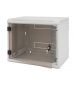 Nástěnný rack jednodílný 15U (š)600x(h)595 perf.dv