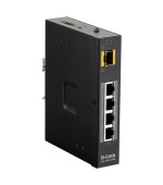 D-Link DIS-100G-5PSW Industrial Gigabit Unmanaged PoE Switch with SFP slot
