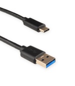 4World Kabel USB C - USB 3.0 AM 1.0m Black