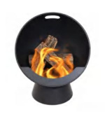 Ohniště s větrnou clonou