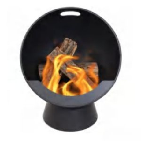 Ohniště s větrnou clonou