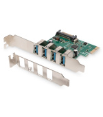 Digitus USB 3.0, 4 Port, PCI Express Add-On karta 4 porty A / F External, VL805 chipset