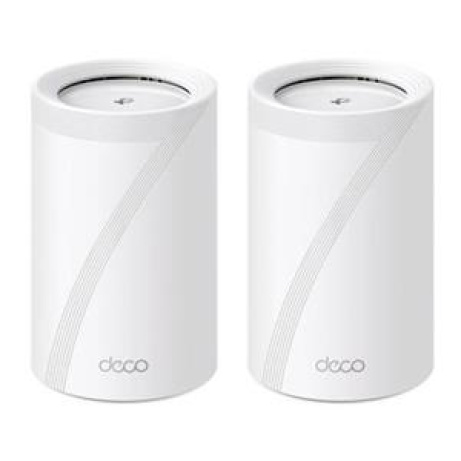 TP-Link Deco BE65(2-pack) BE9300 Třípásmový systém Mesh WiFi 7 pro celou domácnost, 4x 2.5GLAN, USB, 2,4/5/6GHz, HomeShi