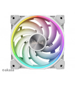 ventilátor Akasa - 12 cm - SOHO AR argb bílý