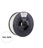 Tisková struna (filament) C-TECH PREMIUM LINE, PLA, dopravní bílá, RAL9016, 1,75mm, 1kg