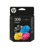 HP 308 ink. náplň kombin. balení, 6L6S6UE
