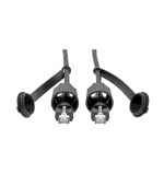 Ethernetový kabel odolný IP68, Cat5e/Cat6 STP (RJ45 Samec/Samec), 15.24m