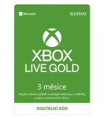 ESD XBOX - Zlaté členství Xbox Live Gold - 3 měsíce (EuroZone)