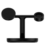 Baseus WXTE000101 Swan 3v1 Bezdrátový Magnetický Nabíjecí Stojánek 15W Black