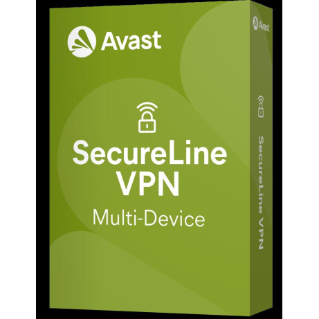 Avast SecureLine VPN (Multi-Device, až 10 zařízení), 2 roky