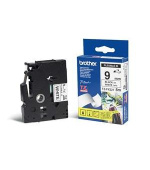 Brother - TZe-FX221,  bílá / černá, 9 mm,  s flexibilní páskou